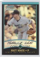 Rookie Refractors - Matt White