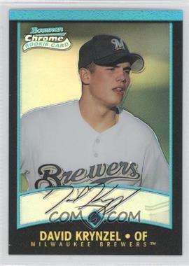 2001 Bowman Chrome - [Base] #154 - Rookie Refractors - Dave Krynzel