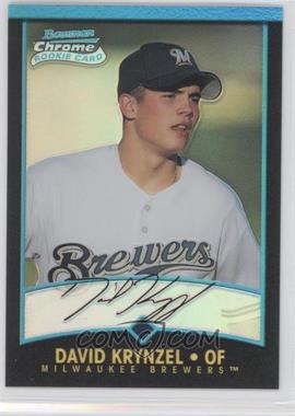 2001 Bowman Chrome - [Base] #154 - Rookie Refractors - Dave Krynzel