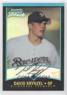 2001 Bowman Chrome - [Base] #154 - Rookie Refractors - Dave Krynzel