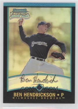 2001 Bowman Chrome - [Base] #196 - Rookie Refractors - Ben Hendrickson