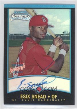 2001 Bowman Chrome - [Base] #339 - Rookie Refractors - Esix Snead /500