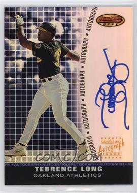 2001 Bowman's Best - Autograph #BBA-TL - Terrence Long