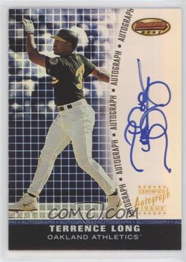 2001 Bowman's Best - Autograph #BBA-TL - Terrence Long