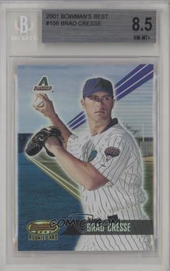 2001 Bowman's Best - [Base] #156 - Brad Cresse /2999 [BGS 8.5 NM‑MT+]