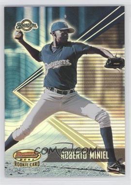 2001 Bowman's Best - [Base] #165 - Roberto Miniel /2999