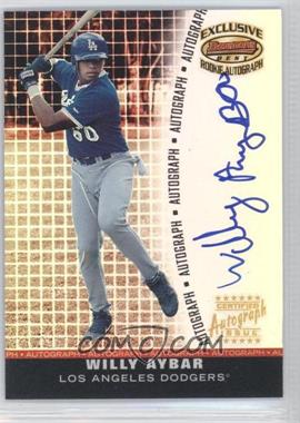 2001 Bowman's Best - Exclusive Rookie Autographs #BBEA-WA - Willy Aybar