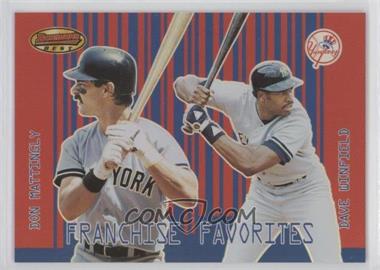 2001 Bowman's Best - Franchise Favorites #FF-MW - Don Mattingly, Dave Winfield