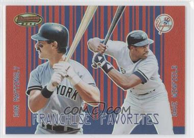 2001 Bowman's Best - Franchise Favorites #FF-MW - Don Mattingly, Dave Winfield