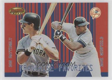 2001 Bowman's Best - Franchise Favorites #FF-MW - Don Mattingly, Dave Winfield