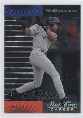 2001 Donruss - 1999 Retroactive - Stat Line Career #46 - Bernie Williams /213