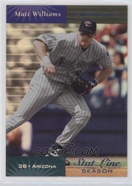 2001 Donruss - 1999 Retroactive - Stat Line Season #24 - Matt Williams /136