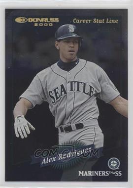 2001 Donruss - 2000 Retroactive - Stat Line Career #2 - Alex Rodriguez /148 [EX to NM]