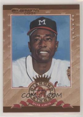 2001 Donruss - All-Time Diamond Kings #ATDK-8 - Hank Aaron /2500