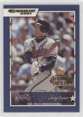 2001 Donruss - [Base] - Baseball's Best Bronze #115 - Javy Lopez