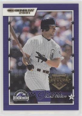 2001 Donruss - [Base] - Baseball's Best Gold #12 - Todd Helton