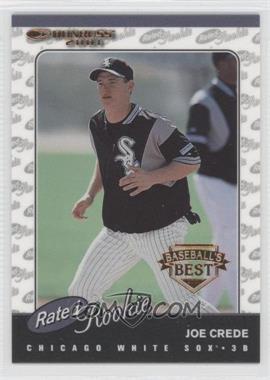 2001 Donruss - [Base] - Baseball's Best Gold #157 - Rated Rookie - Joe Crede