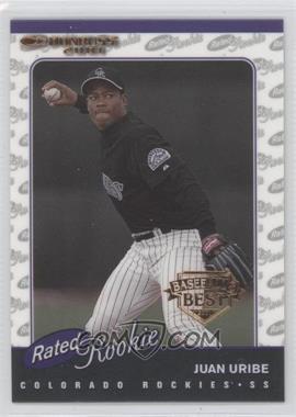 2001 Donruss - [Base] - Baseball's Best Gold #197 - Rated Rookie - Juan Uribe