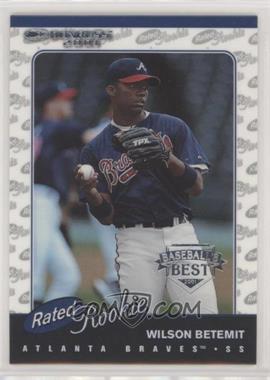 2001 Donruss - [Base] - Baseball's Best Silver #155 - Rated Rookie - Wilson Betemit