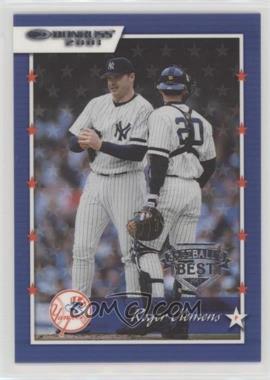 2001 Donruss - [Base] - Baseball's Best Silver #22 - Roger Clemens