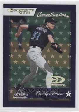 2001 Donruss - [Base] - Stat Line Career #19 - Randy Johnson /319