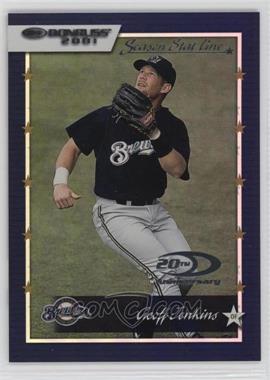 2001 Donruss - [Base] - Stat Line Season #102 - Geoff Jenkins /155