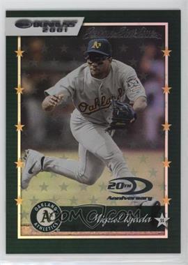 2001 Donruss - [Base] - Stat Line Season #140 - Miguel Tejada /30