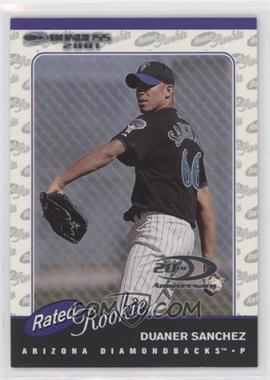 2001 Donruss - [Base] #192 - Rated Rookie - Duaner Sanchez /2001