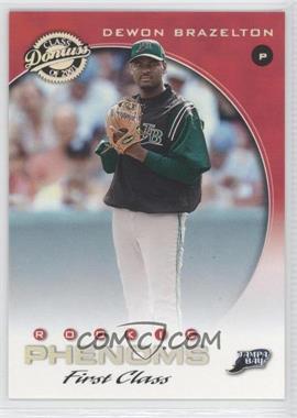 2001 Donruss Class Of 2001 - [Base] - First Class #298 - Rookie Phenoms - Dewon Brazelton /50