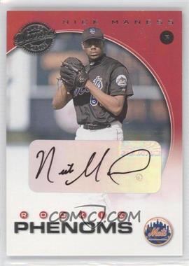 2001 Donruss Class Of 2001 - [Base] - Rookie Autographs #293 - Rookie Phenoms - Nick Maness /625