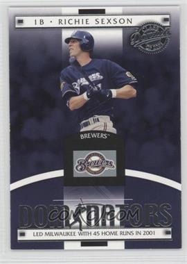 2001 Donruss Class Of 2001 - Dominators #DM-25 - Richie Sexson