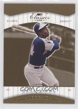 2001 Donruss Classics - [Base] - Samples #151 - Hank Aaron