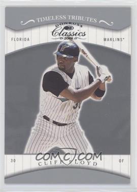 2001 Donruss Classics - [Base] - Timeless Tributes #11 - Cliff Floyd /100