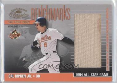 2001 Donruss Classics - BenchMarks #BM-18 - Cal Ripken Jr.