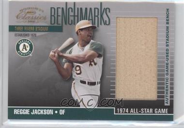 2001 Donruss Classics - BenchMarks #BM-9 - Reggie Jackson