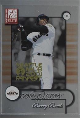 2001 Donruss Elite - [Base] - Seattle MLB 2001 FanFest #2 - Barry Bonds