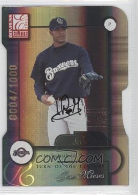 2001 Donruss Elite - [Base] - Turn of the Century Die-Cut Autographs #175 - Jose Mieses /1000