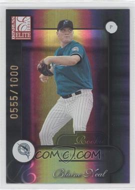 2001 Donruss Elite - [Base] #179 - Blaine Neal /1000