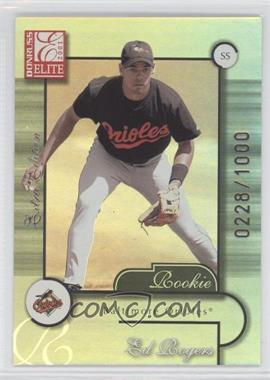 2001 Donruss Elite - [Base] #241 - Eddie Rogers /1000