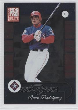 2001 Donruss Elite - [Base] #9 - Ivan Rodriguez