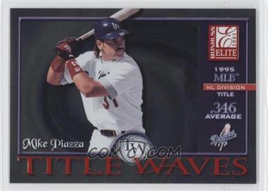 2001 Donruss Elite - Title Waves #TW-19 - Mike Piazza /1995