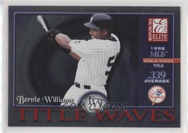 2001 Donruss Elite - Title Waves #TW-26 - Bernie Williams /1998