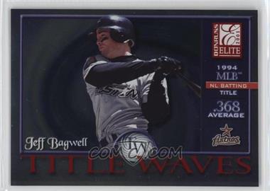 2001 Donruss Elite - Title Waves #TW-6 - Jeff Bagwell /1994