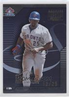 Carlos Delgado [EX to NM] #/25