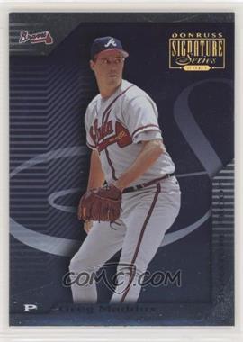 2001 Donruss Signature Series - [Base] - Signature Proof #8 - Greg Maddux /175