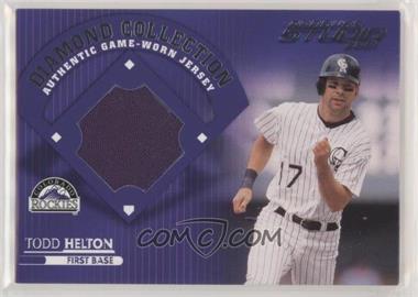 2001 Donruss Studio - Diamond Collection #DC-15 - Todd Helton [EX to NM]