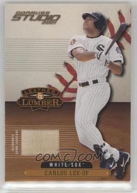 2001 Donruss Studio - Leather & Lumber #LL-41 - Carlos Lee