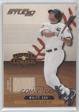 2001 Donruss Studio - Leather & Lumber #LL-41 - Carlos Lee