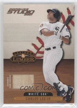 2001 Donruss Studio - Leather & Lumber #LL-41 - Carlos Lee