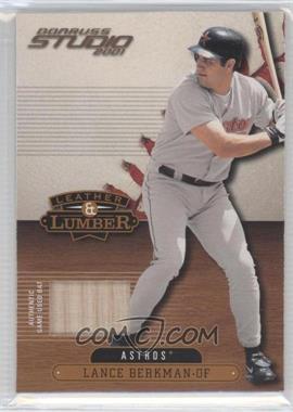 2001 Donruss Studio - Leather & Lumber #LL-47 - Lance Berkman